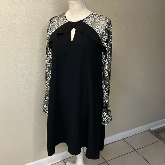 Cece Dresses | Cece Black Dress | Color: Black/White | Size: 10 | Dolliemccaskill's Closet